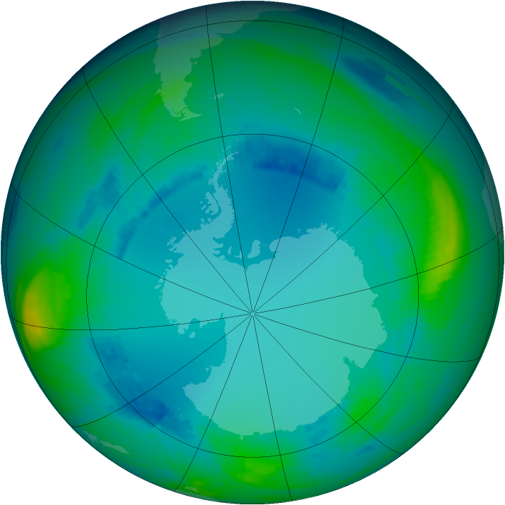 Ozone Map 1987-07-31